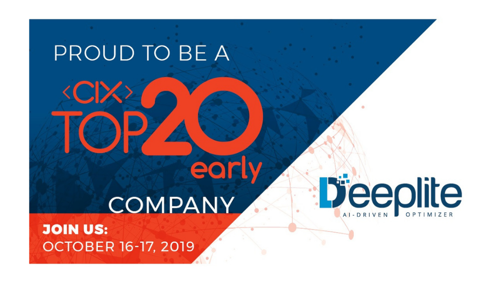 Deeplite is Proud to be Recognized as a CIX Top 20 Early Stage Startup!