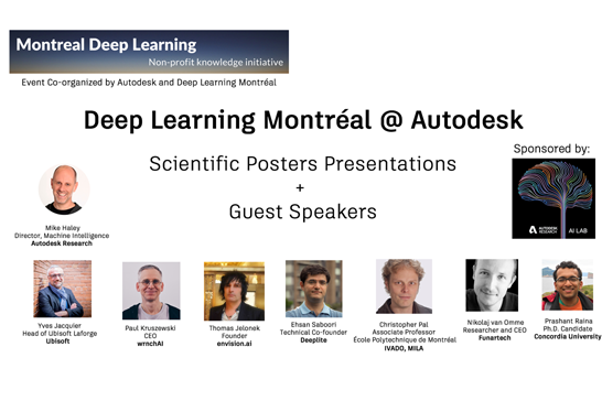 Deep Learning Montreal at Autodesk